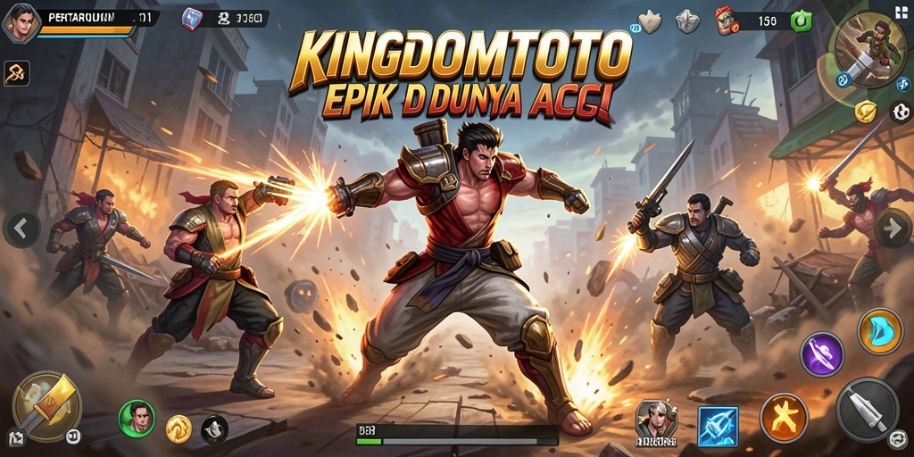 Antarmuka pengguna KINGDOMTOTO yang menampilkan aksi mendebarkan.