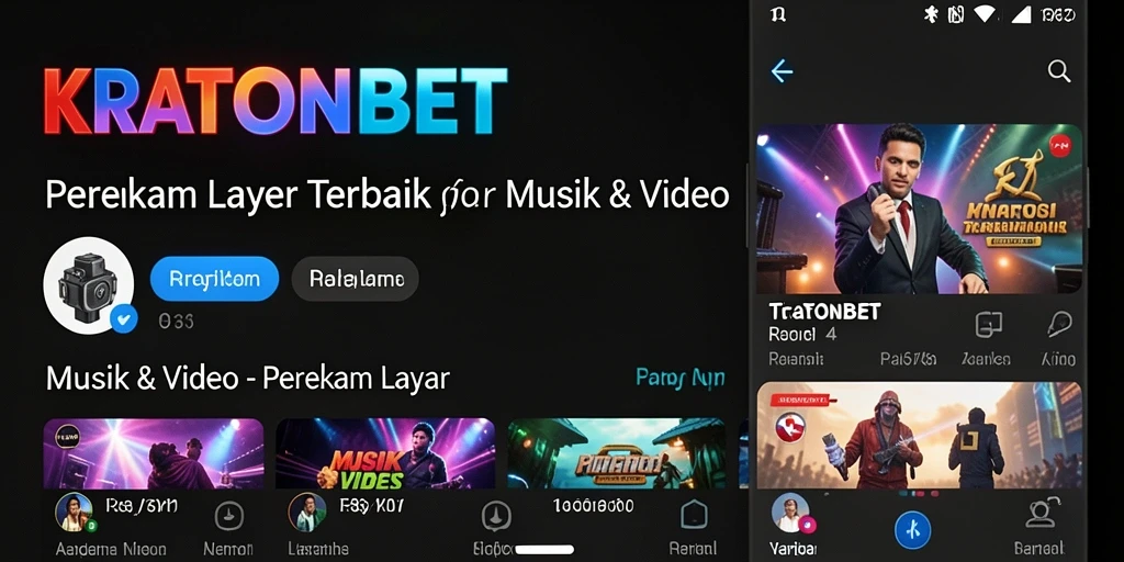Antarmuka intuitif KRATONBET untuk perekaman layar.