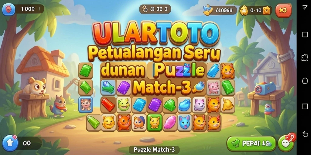 Tampilan antarmuka ULARTOTO yang menarik dan penuh warna.